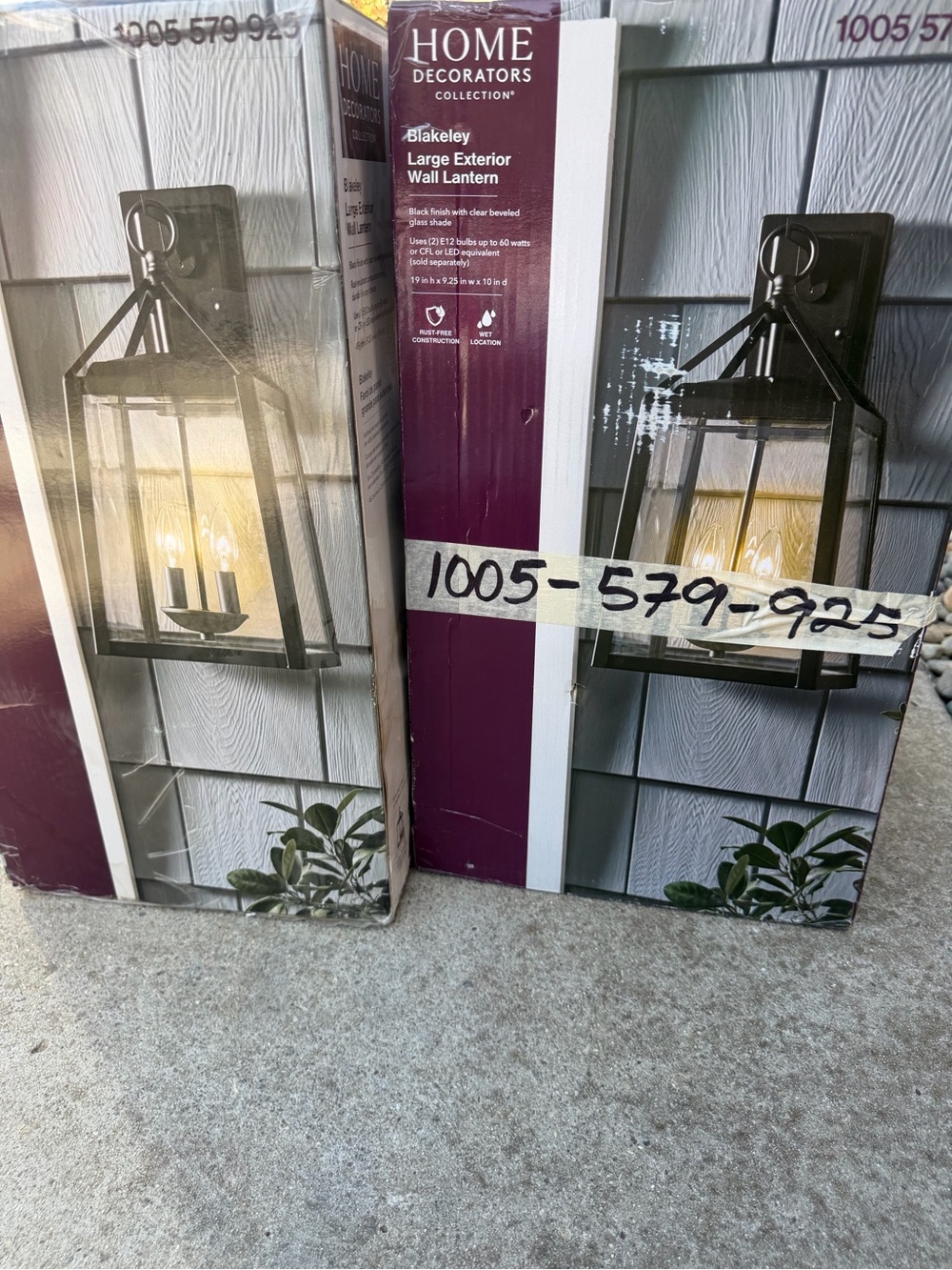 Blakeley Black Large Exterior Wall Lantern